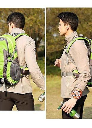 Туристический трекинговый походный рюкзак hutianlang 40l фиолетовый