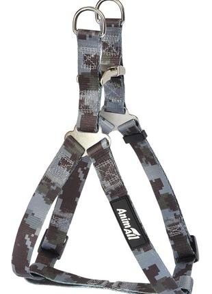 Шлея animall l-5, для собак, нейлон, 2.5×50-78 см