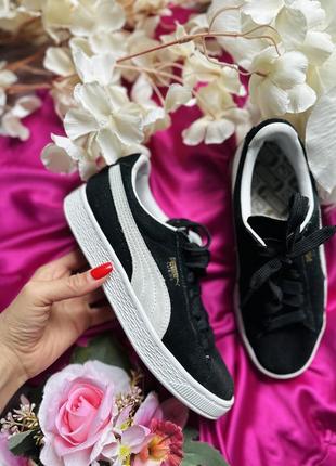 Кеды puma натуральная кожа и замш