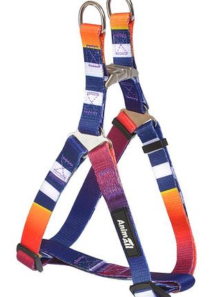 Шлея animall l-3, для собак, нейлон, 2.5×50-78 см