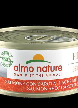 Almo nature hfc cat jelly 70 г (лосось з морквою)