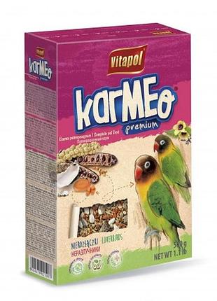 Повнораціонний корм vitapol karmeo premium для нерозлучників, 500 г
