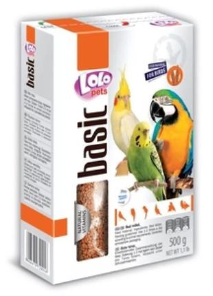 "lolopets" червоне просо для птахів 500 г. 10 шт./пач.
