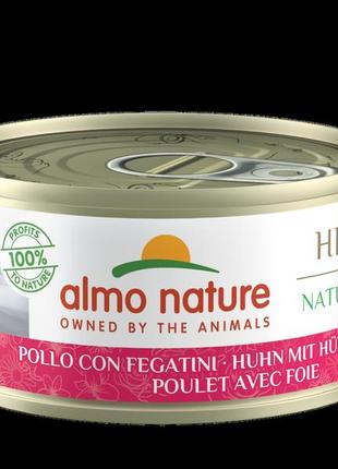 Almo nature hfc cat natural 70 г (курка з печінкою)