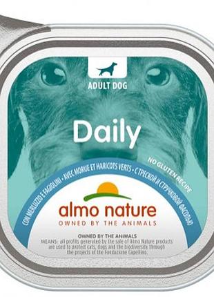 Паштет almo nature daily для взрослых собак