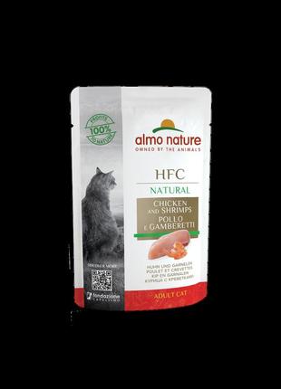 Almo nature hfc cat natural пауч 55 г (тунець і мальок)