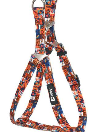 Шлея animall l-2, для собак, нейлон, 2.5×50-78 см