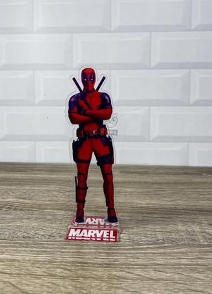 Акриловая коллекционная фигурка marvel дэдпул deadpool 1 17 cм