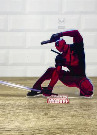 Акриловая коллекционная фигурка marvel дэдпул deadpool 17 cм