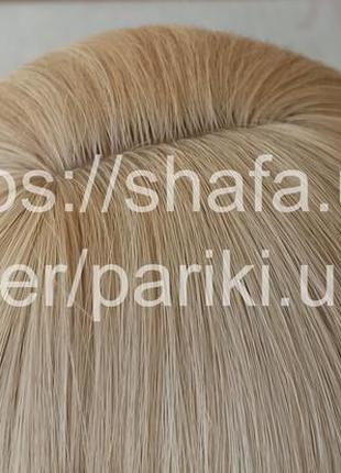 Длинный парик блонд, с чёлкой, новый, термостойкий, парик4 фото