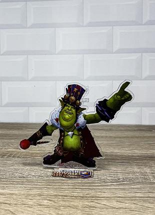 Акриловая коллекционная фигурка world of warcraft торговый принц галливикс 13 см