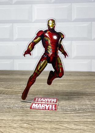 Акриловая коллекционная фигурка marvel железный человек iron man 17 cм