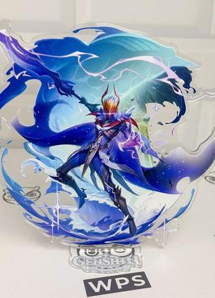 Акриловая коллекционная фигурка  геншин импакт - genshin impact (тарталья, трансформация грязного наследия)