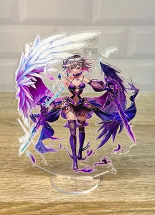 Акриловая коллекционная фигурка аниме проект белая кошка, элеонора 17 см