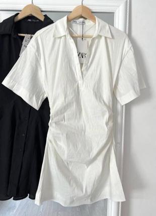 Біла сукня zara
