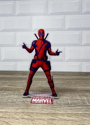 Акриловая коллекционная фигурка marvel дэдпул deadpool 3 17 cм