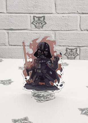 Акрилова колекційна фігурка чібі chibi зоряні війни star wars - дарт вейдер 1 10 см