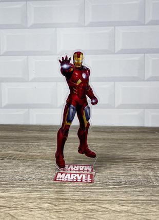Акриловая коллекционная фигурка marvel железный человек iron man 1 17 cм
