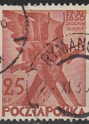 1930 - польша - 100 лет польского восстания 25 mi.267 _гаш