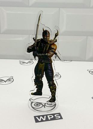 Акриловая коллекционная фигурка мортал комбат mortal kombat скорпион 17 см