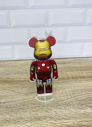 Акриловая коллекционная фигурка bearbrick iron man