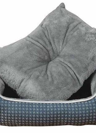Аnimall лежак nena star з візерунком xl grey (84x66x19)