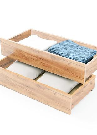 Ящики висувні для ліжка соната-800 еверест (2 штуки) дуб крафт золотий (dtm-2674)