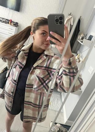 Продам рубашку в клітку zara