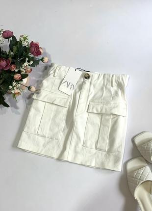 Стильная юбка карго zara 5