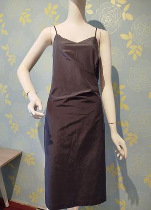 Шовкова сукня- міді  в білизняному стилі від max mara