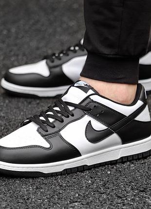 Мужские кроссовки nike dunk low black
