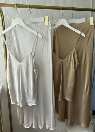 Жіночий комплект майка+спідниця