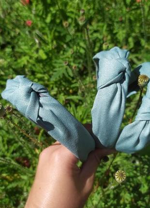 Однотонний обруч чалма обідок