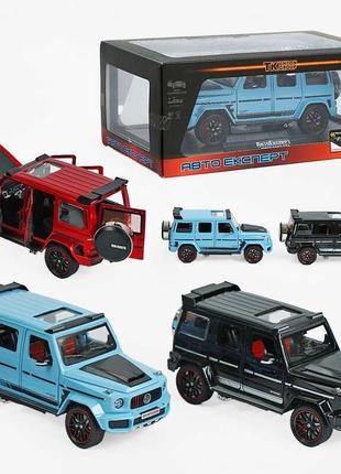 Джип іграшковий 77070 "авто експерт", 3 кольори, металопластик, 1:24, звук, світло, інерція