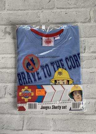 Новий комплект одягу для хлопчика 98-104 см fireman sam