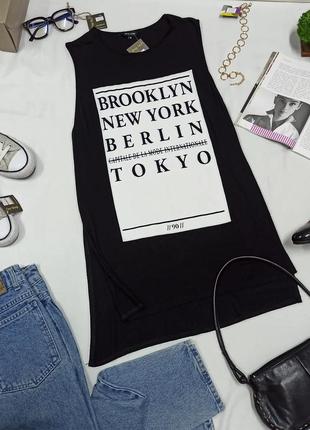 ✅длинная футболка/футболка с разрезами/zara