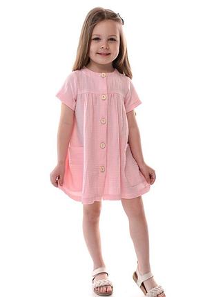 Муслиновое платье для девочки - 80-104