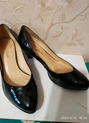 Туфли женские clarks, р.38.5