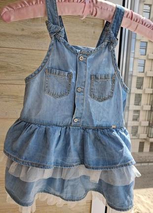 Джинсовый сарафан mayoral 2-3г