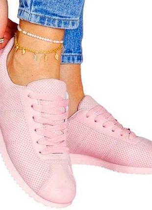 Кеди рожеві кросівки 👟 37-38 розмір