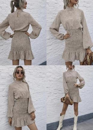 Плаття в серці з гумкою жаткою shein