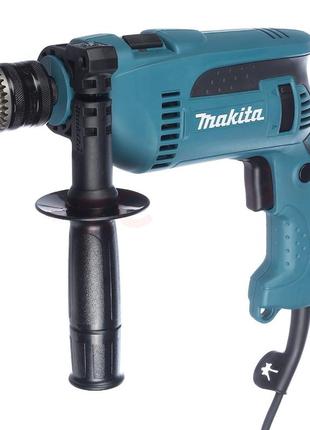 Професійна дриль електрична ударна (електродриль) makita hp 1640 : 680 вт, 1.5-13 мм сверло, 2 кг