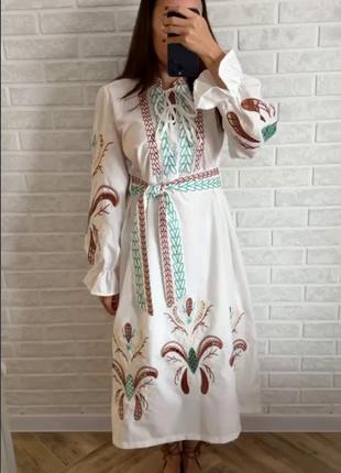 Непревзойденное платье вышиванка