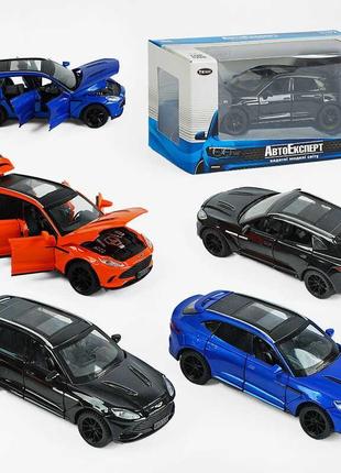 Машинка rs-18346 "авто эксперт", 3 цвета, металлопластик, 1:32, звук, свет, инерция