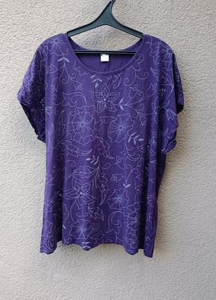 Батал футболка большого размера 100% cotton 58-62 р.