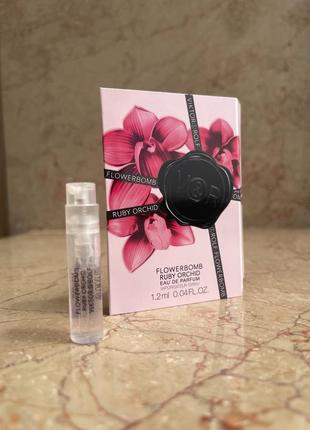 Viktor & rolf flowerbomb ruby orchid пробник парфуми