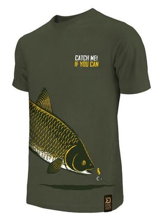 Одежда для рыбалки футболка для рыболова delphin catch me! amur xxl