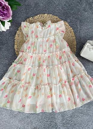 Детское летнее платье сарафан