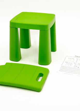 Стілець табурет долоні зелений пластиковий стілець дитячий, див. опис3 фото