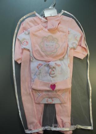 Комплект для новорожденных из пяти предметов amore